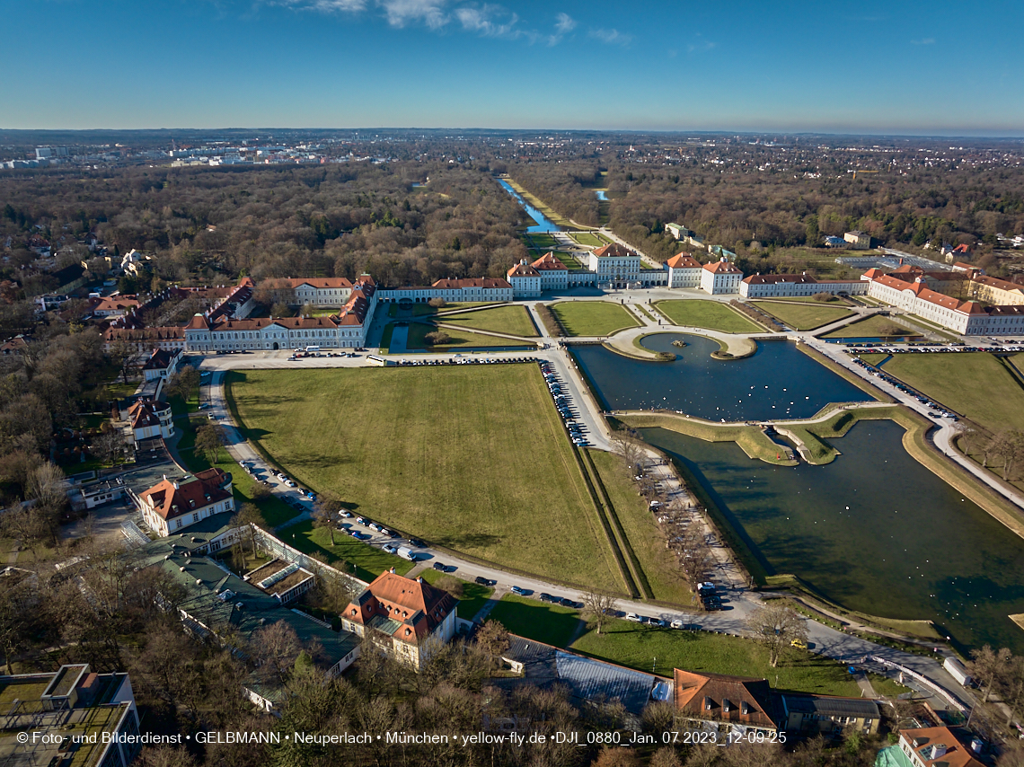 07.01.2023 - Umgebung vom Schloß Nymphenburg